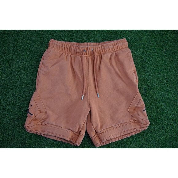 Nike Shorts Mens Medium Orange Air Jordan Flight Essentials Fleece XLD DQ7472812 - Picture 1 of 15